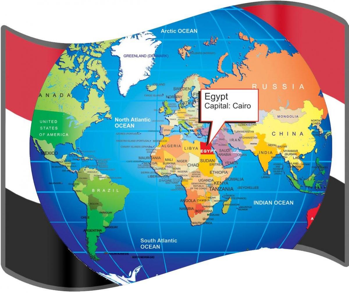lokacija Kairo na karti svijeta