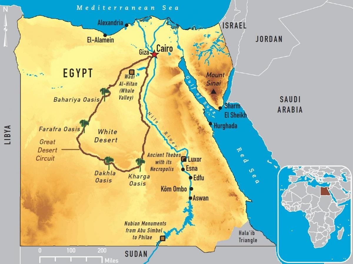 Kairo na karti svijeta