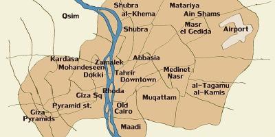 Karta od Kaira i okolice